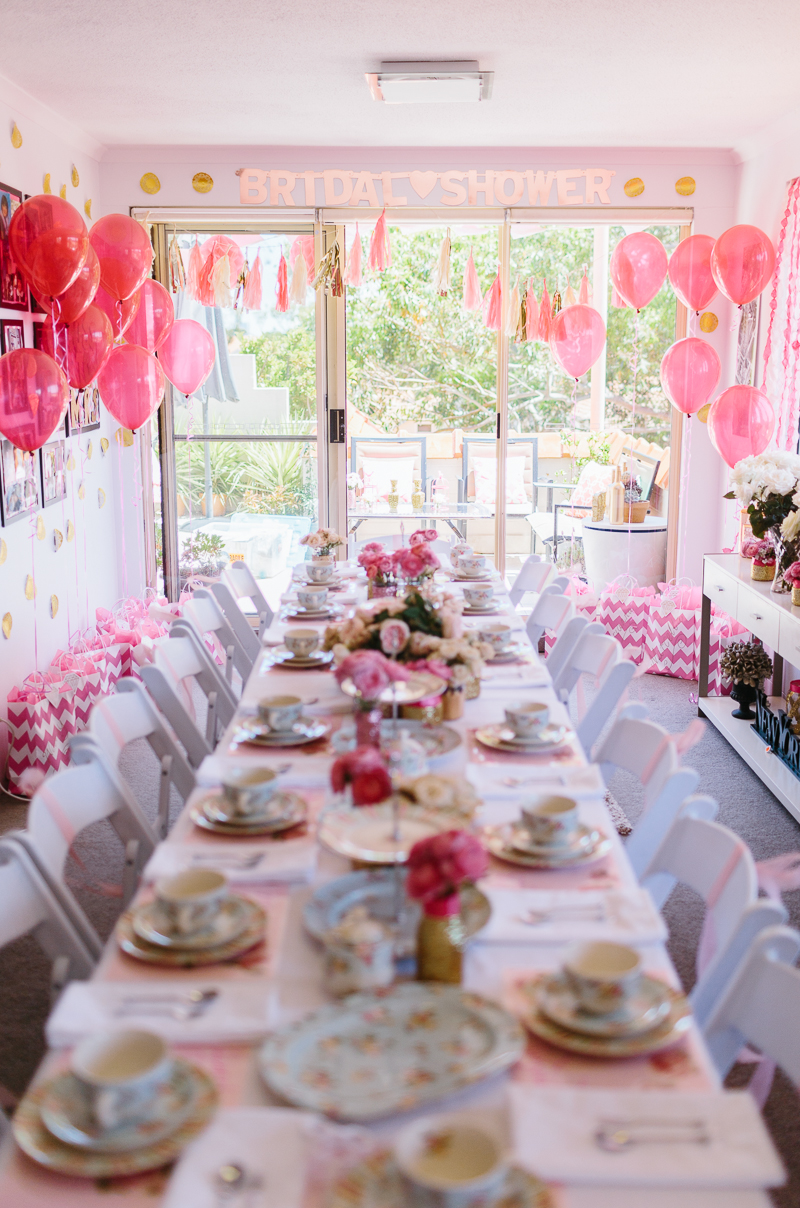 A Glittering Pink High Tea Shower in Sydney, Australia | Ultimate