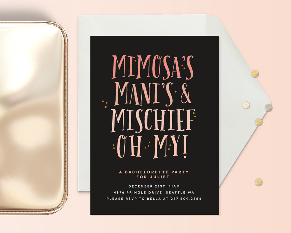 Our Favorite Etsy Bachelorette Invitations Ultimate Bridesmaid 0327